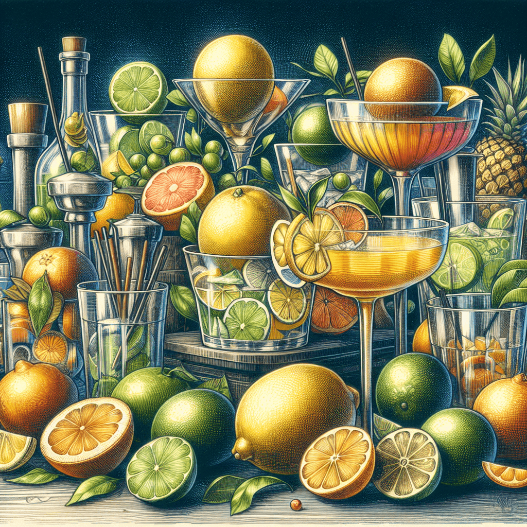 Cover Image for Citrus in Mixed Drinks: A Zesty Journey Through History and Innovation