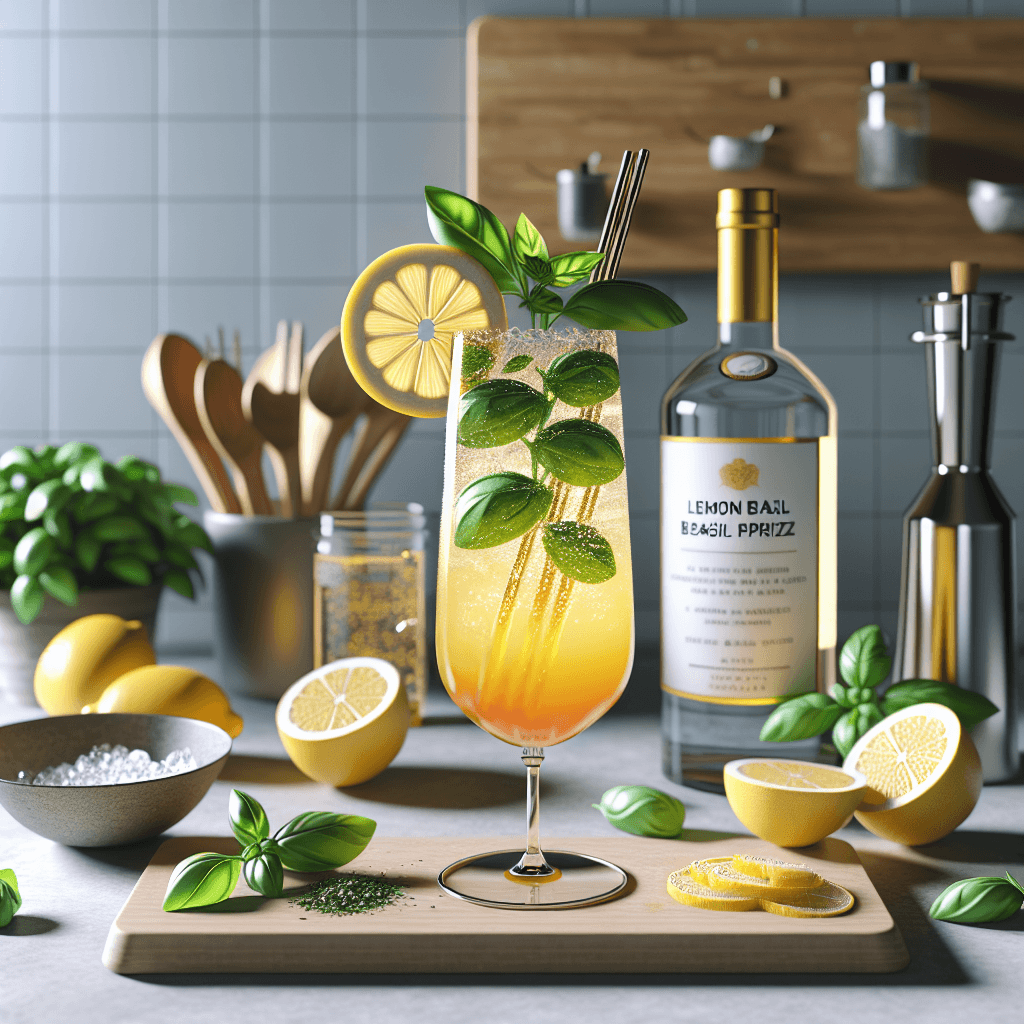 Lemon Basil Spritz